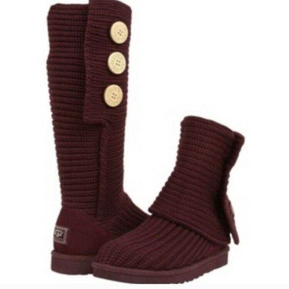 UGG Shoes - UGG Australia Classic Cardy Knit Womens Boots